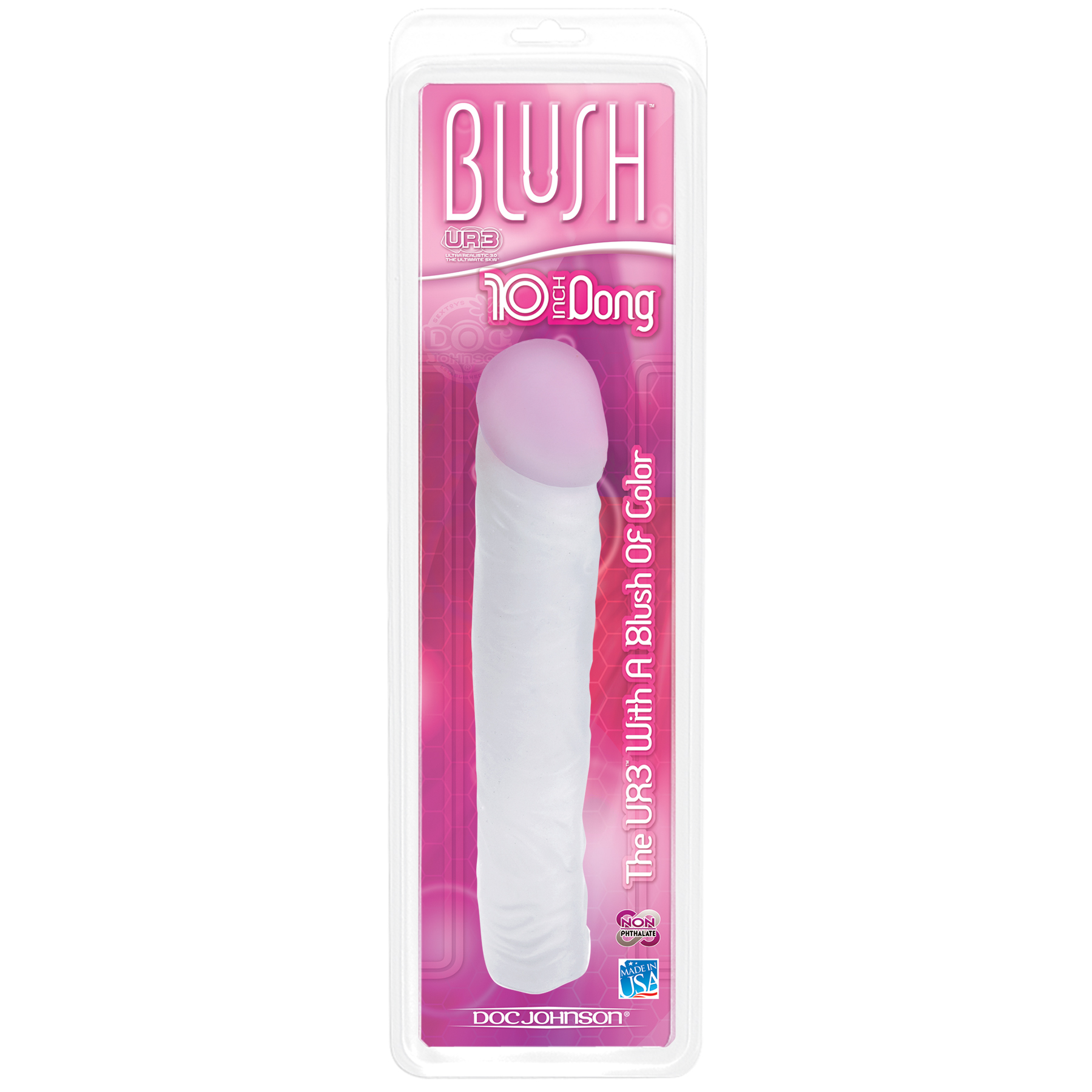BLUSH ULTRASKYN 10IN DONG CD - Romantic Depot