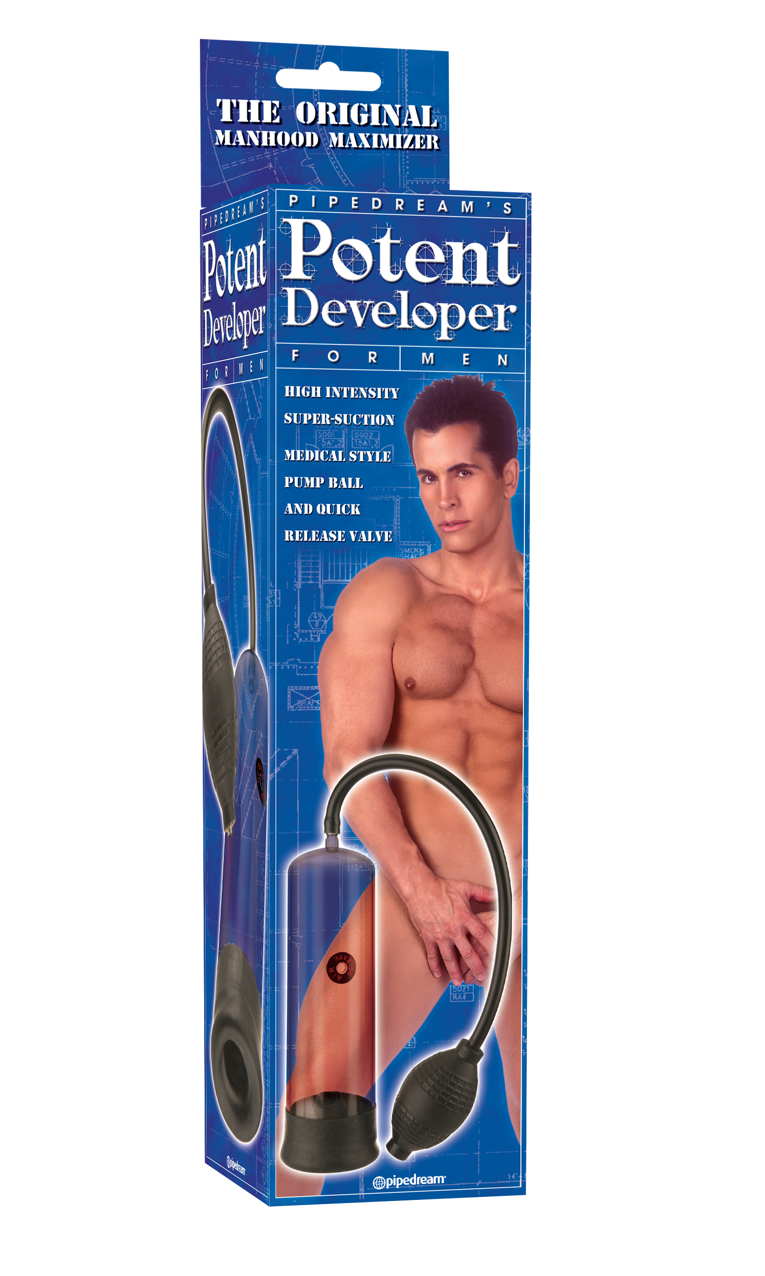 Potent Developer Medical Style Penis Pump - Romantic Depot