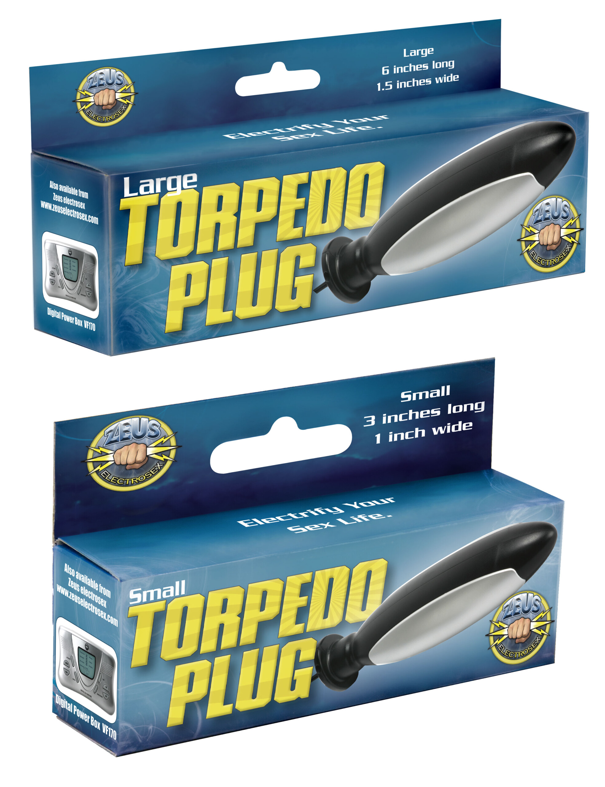 ZEUS ELECTROSEX TORPEDO PLUG LARGE - Romantic Depot | Adult Sex Toy  Superstore