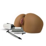 twerking ass sex toy Stroke It Vibrating Twerking BBL Brown Life Size Male Stroker Toy – Adult  Stuff Warehouse main image 0