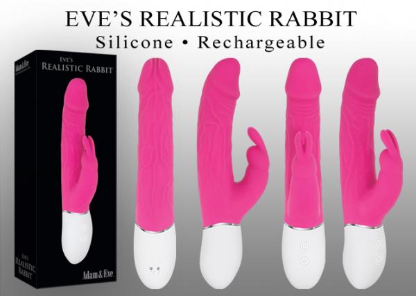 ADAM & EVE EVE'S REALISTIC RABBIT - Romantic Depot | Adult Sex Toy  Superstore