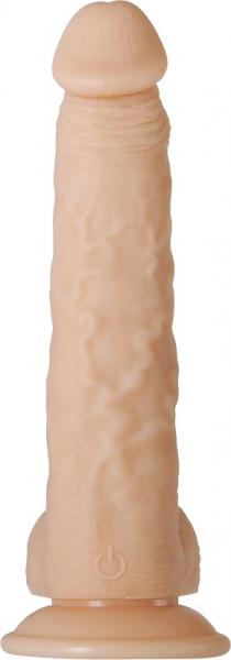vibrating dildo adam and eve Adam & Eve The Bedrocker Rechargeable Silicone Remote Control Thrustin
