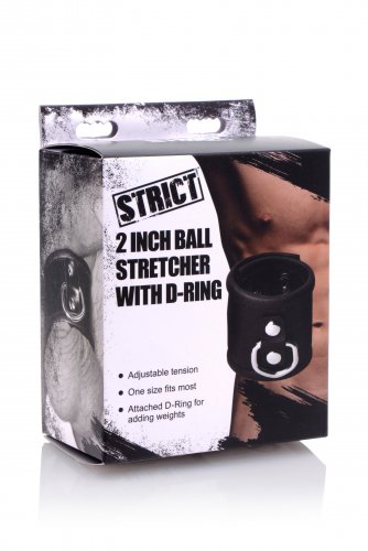 STRICT BALL STRETCHER W D-RING - Romantic Depot | Adult Sex Toy Superstore