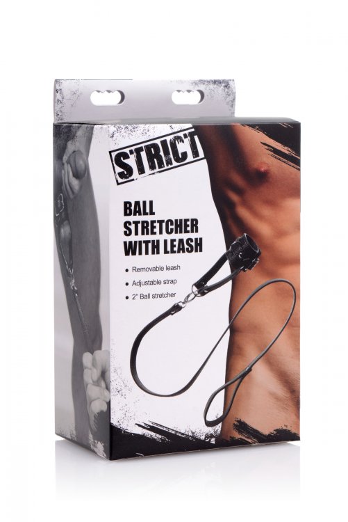 ball stretcher sex toy STRICT BALL STRETCHER W/ LEASH - Romantic Depot
