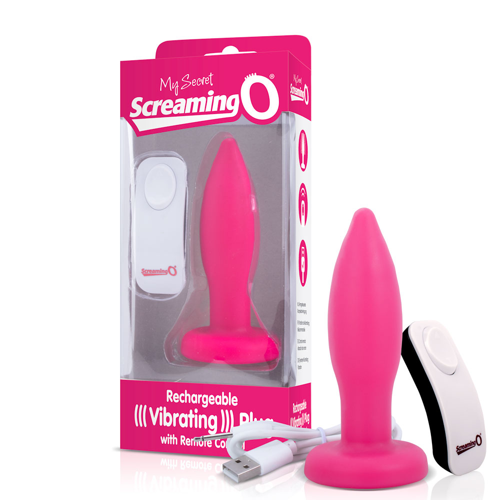 MY SECRET REMOTE VIBRATING PLUG PINK - Romantic Depot | Adult Sex Toy  Superstore