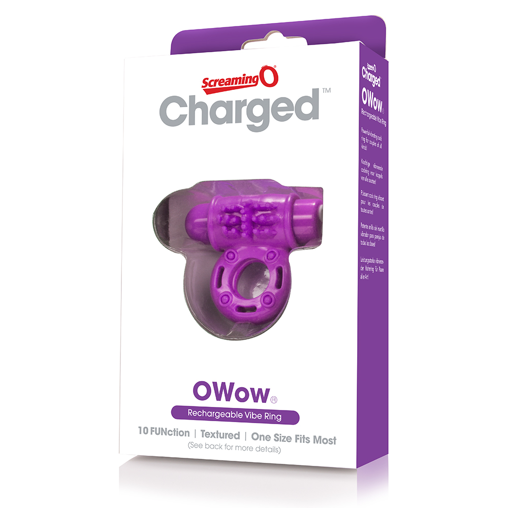 SCREAMING O CHARGED O WOW VOOOM MINI VIBE PURPLE - Romantic Depot | Adult  Sex Toy Superstore