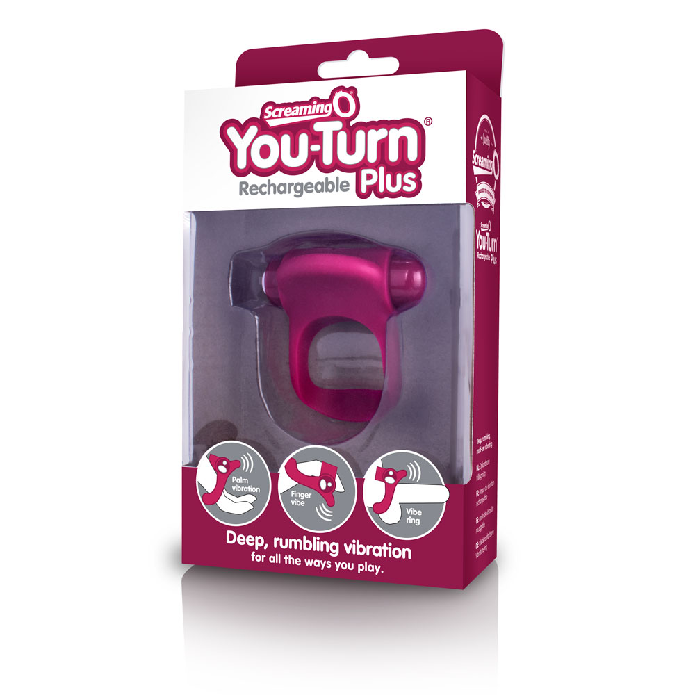 SCREAMING O CHARGED YOU TURN PLUS MERLOT COCK RING - Romantic Depot | Adult  Sex Toy Superstore