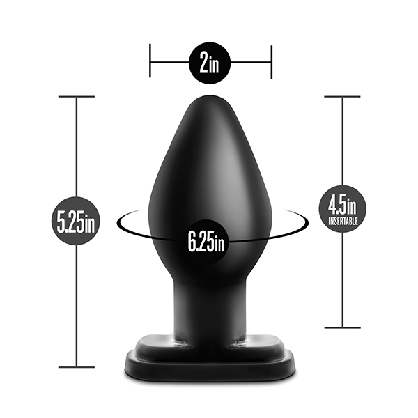 plug anal xxl Anal Adventures XL Plug Black - Romantic Depot