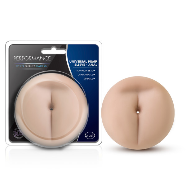 PERFORMANCE UNIVERSAL PUMP SLEEVE ANAL VANILLA - Romantic Depot