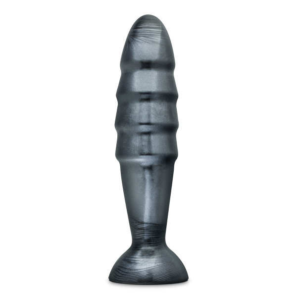 JET DESTRUCTOR CARBON METALLIC BLACK BUTT PLUG - Romantic Depot