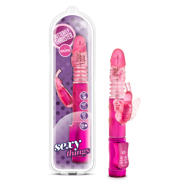 SEXY THINGS BUTTERFLY THRUSTER MINI FUCHSIA - Romantic Depot