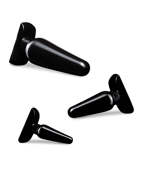 Anal Adventures Basic Plug Kit Black - Romantic Depot | Adult Sex Toy Superstore Anal Adventures Basic Plug Kit Black - Romantic Depot | Adult Sex Toy Superstore