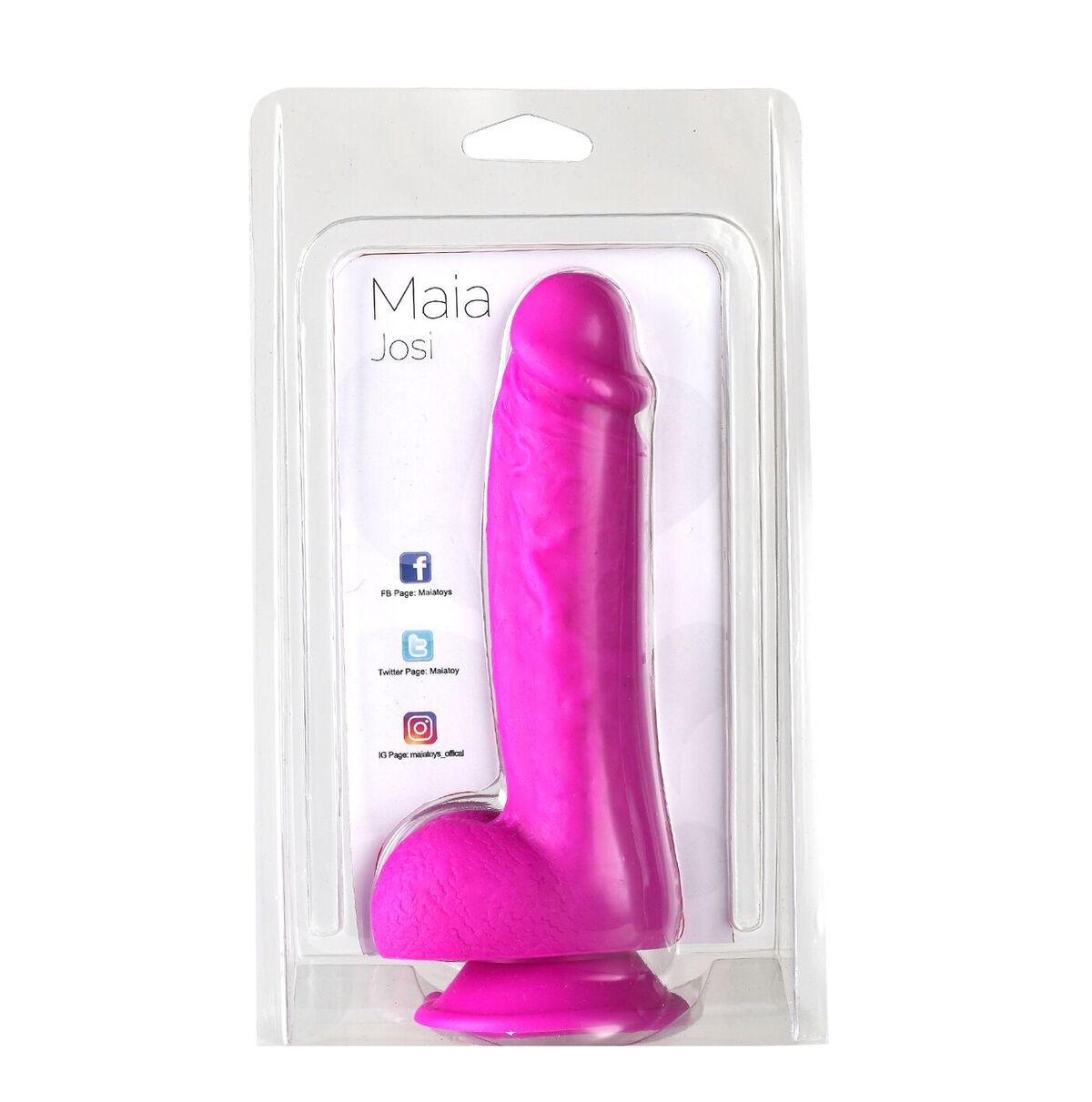 JOSI 8" REALISTIC SILICONE DONG PURPLE - Romantic Depot | Adult Sex Toy  Superstore