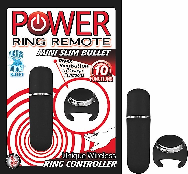 POWER RING REMOTE MINI SLIM BULLET BLACK - Romantic Depot | Adult Sex Toy Superstore POWER RING REMOTE MINI SLIM BULLET BLACK - Romantic Depot | Adult Sex Toy Superstore