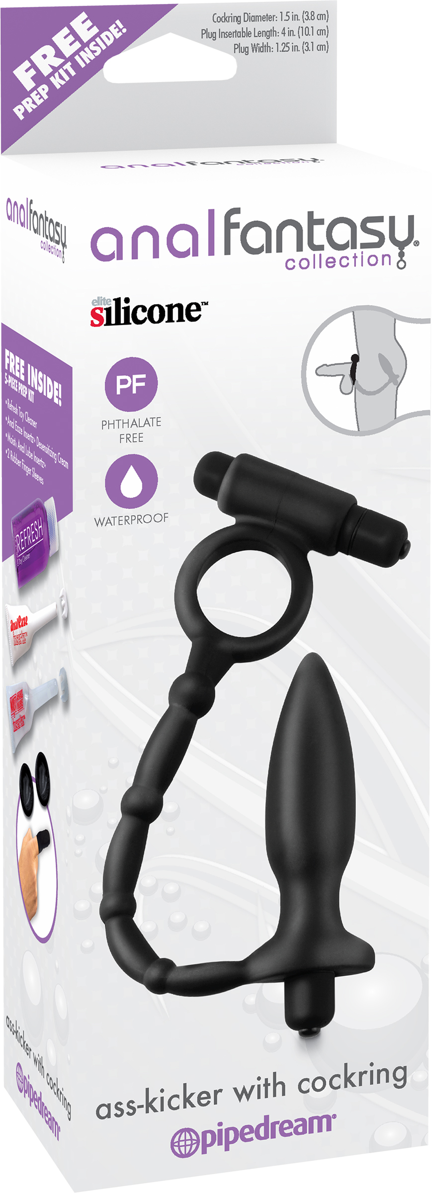 ANAL FANTASY ASS KICKER W/COCK RING - Romantic Depot | Adult Sex Toy Superstore ANAL FANTASY ASS KICKER W/COCK RING - Romantic Depot | Adult Sex Toy Superstore
