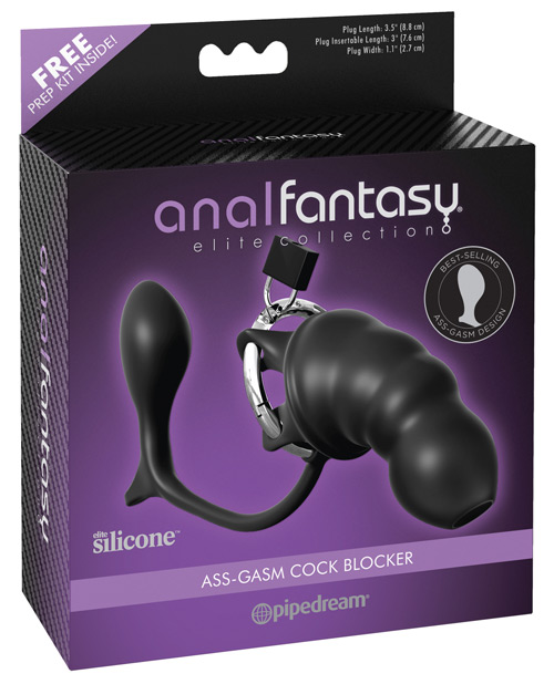 ANAL FANTASY ELITE ASS-GASM COCK BLOCKER - Romantic Depot | Adult Sex Toy  Superstore