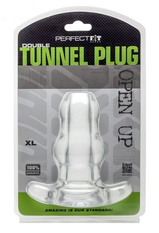 D-TUNNEL PLUG X LARGE ICE CLEAR - Romantic Depot