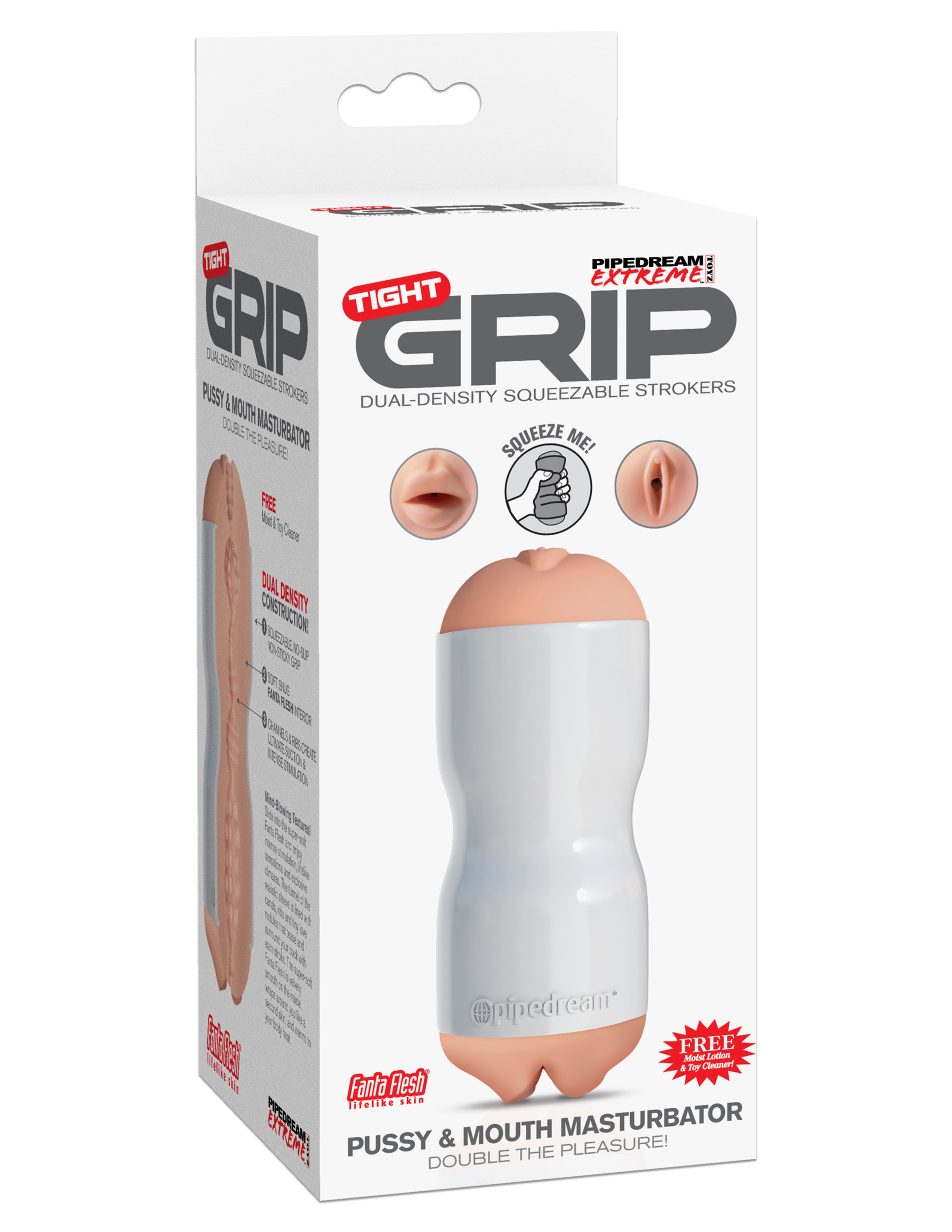 PIPEDREAM EXTREME TIGHT GRIP PUSSY/MOUTH MASTURBATOR - Romantic Depot | Adult  Sex Toy Superstore