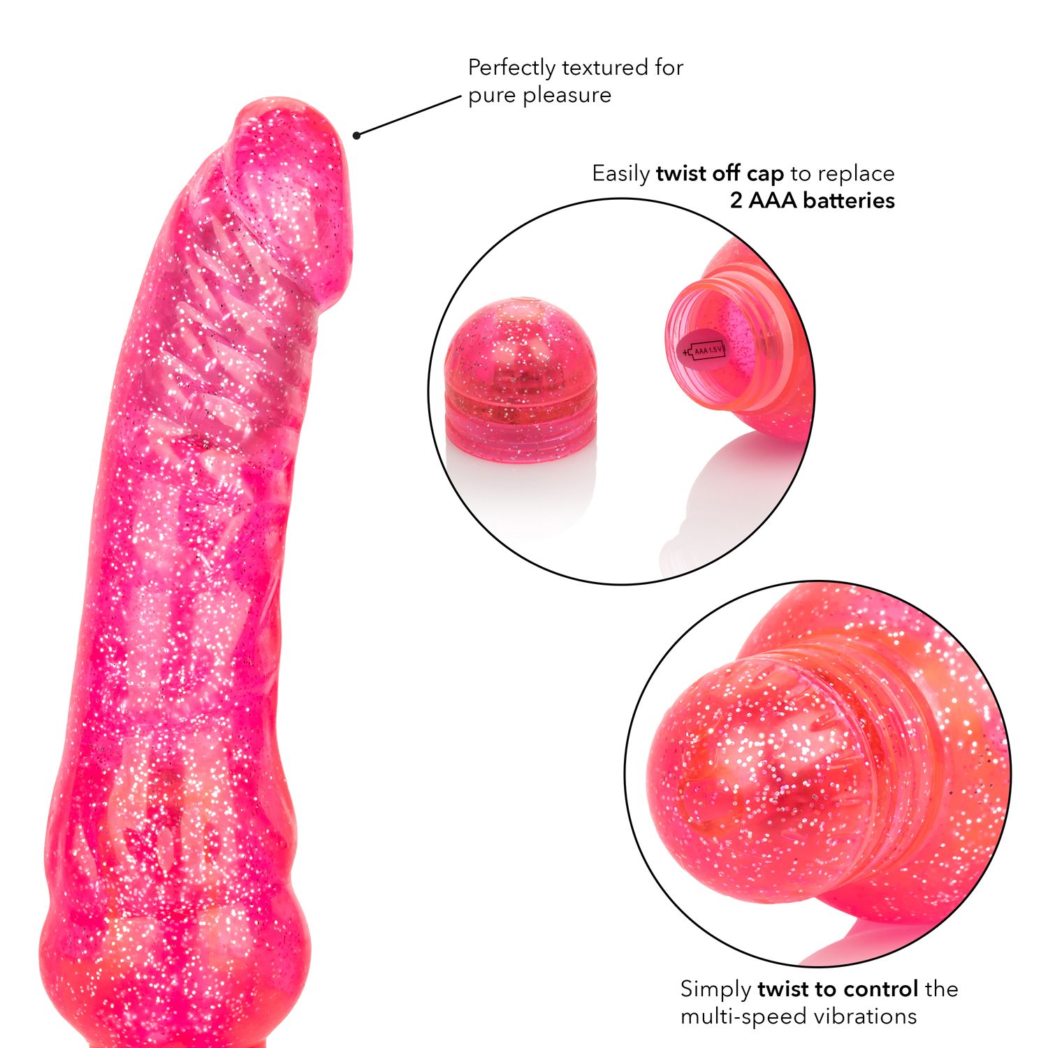 SPARKLE GLITTER JACK PINK - Romantic Depot