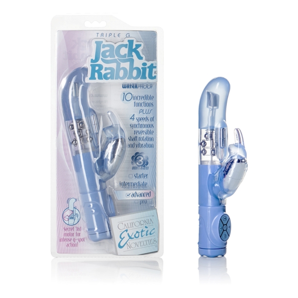 TRIPLE G JACK RABBIT BLUE - Romantic Depot | Adult Sex Toy Superstore TRIPLE G JACK RABBIT BLUE - Romantic Depot | Adult Sex Toy Superstore