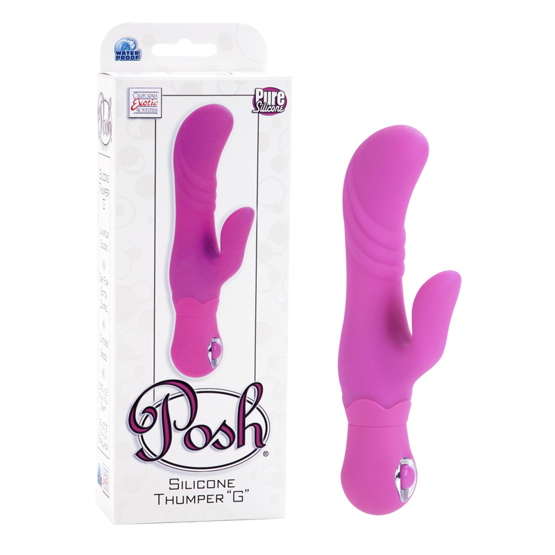 POSH SILICONE THUMP G PINK - Romantic Depot | Adult Sex Toy Superstore