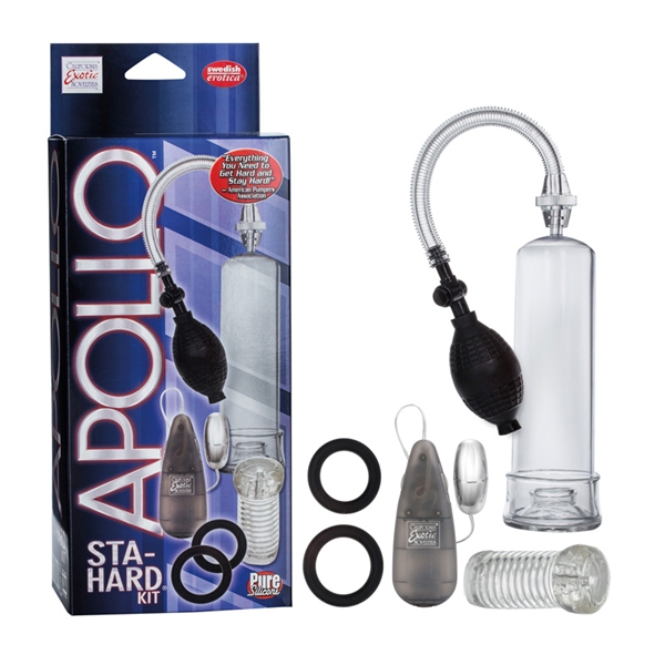Apollo Sta-Hard Complete Vibrating Penis Pump Kit