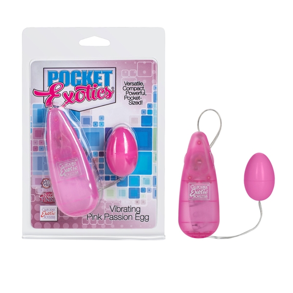exotic sex toy POCKET EXOTIC PINK PASSION EGG - Romantic Depot