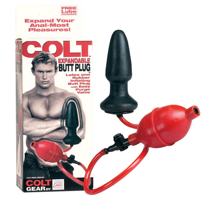 doppeldildo lang Thick Inflatable Latex Butt Plug, 11 x 6.0 cm