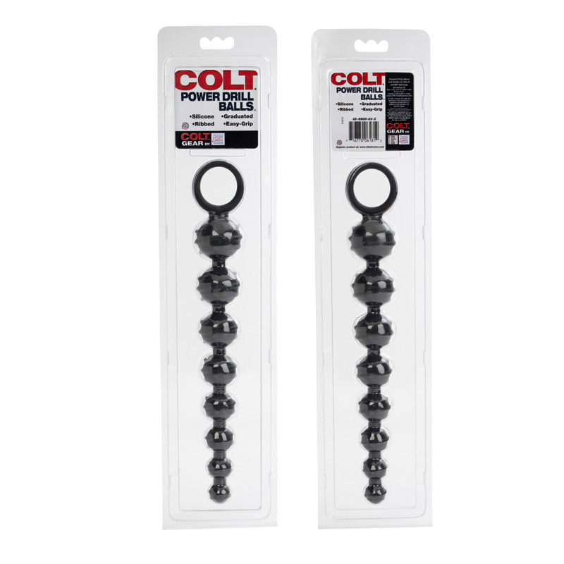 COLT POWER DRILL BALLS BLACK - Romantic Depot | Adult Sex Toy Superstore