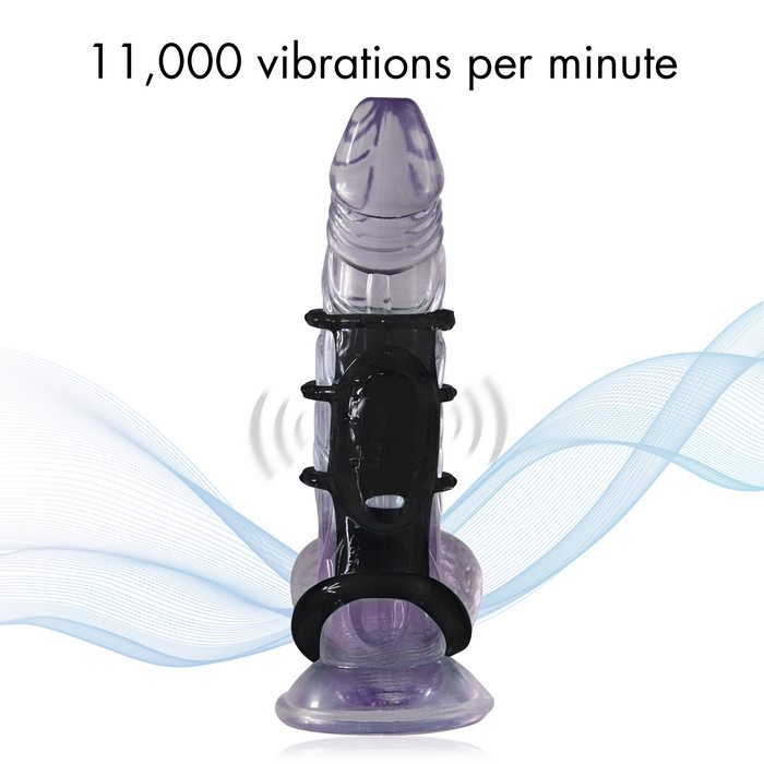 DOCTOR LOVE ZINGER VIBRATING COCK CAGE BLACK - Romantic Depot | Adult Sex  Toy Superstore