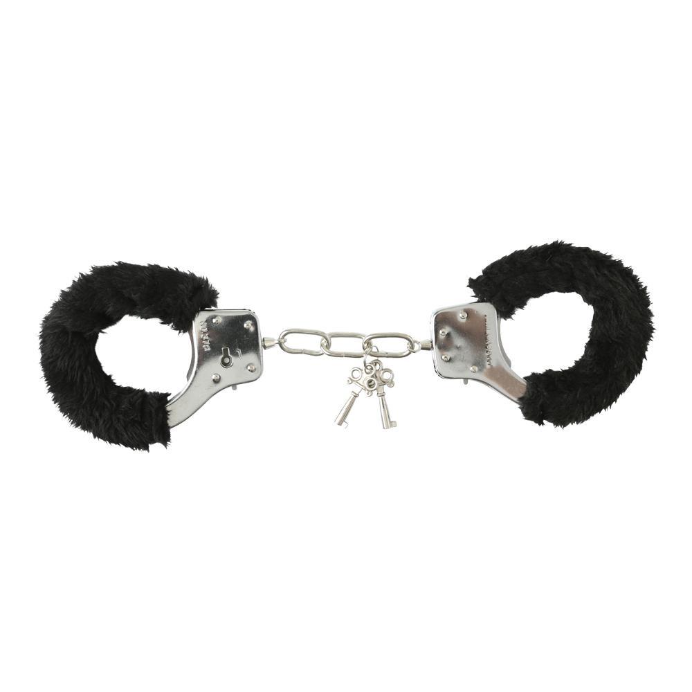 SEX & MISCHIEF FURRY HANDCUFFS BLACK - Romantic Depot | Adult Sex Toy  Superstore