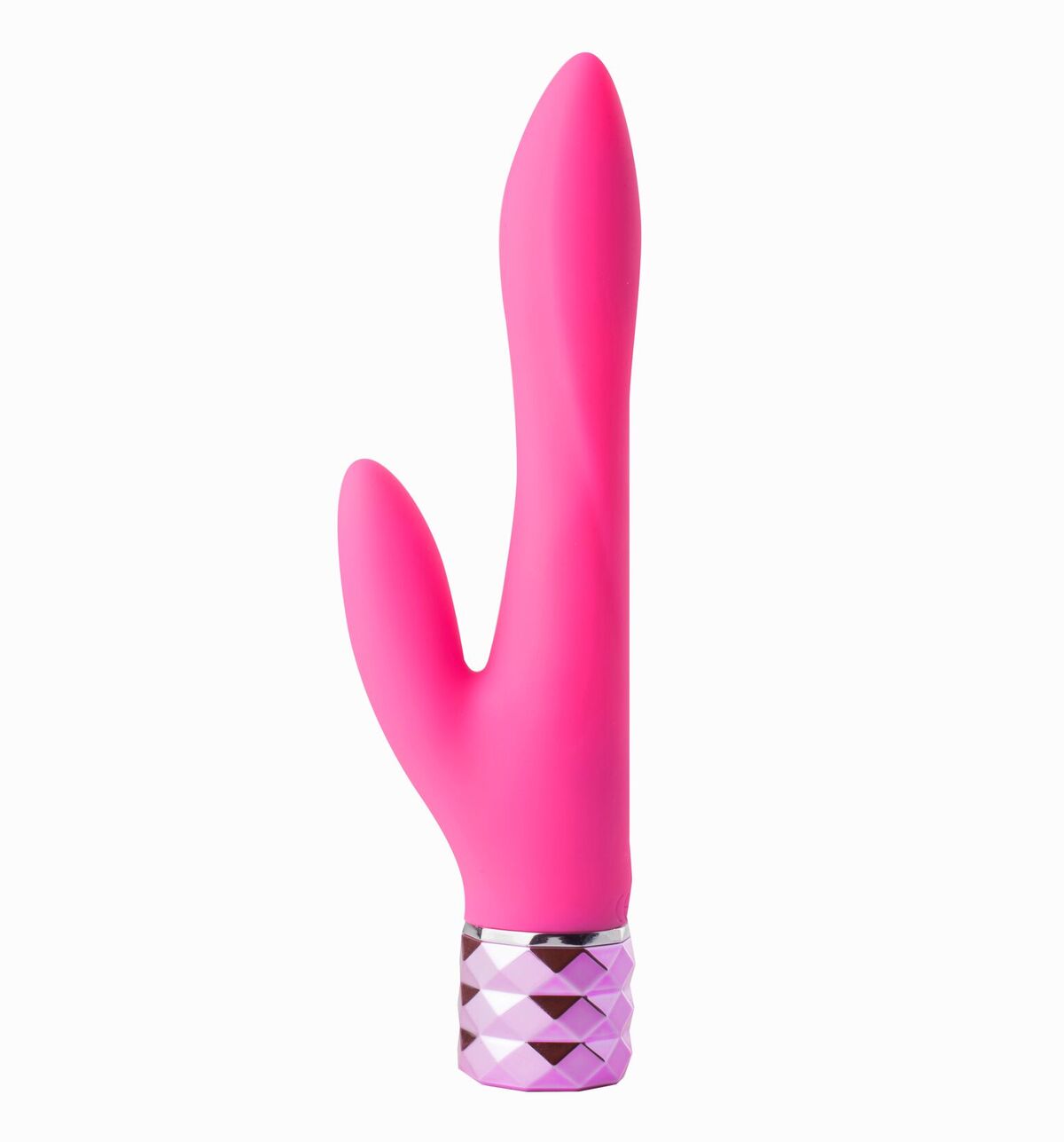 VICTORIA RECHARGEABLE SILICONE DUAL VIBE NEON PINK - Romantic Depot | Adult  Sex Toy Superstore