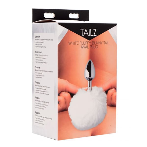 WHITE FLUFFY BUNNY TAIL ANAL PLUG - Romantic Depot | Adult Sex Toy  Superstore