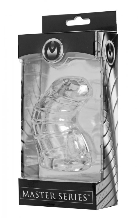 MASTER SERIES DETAINED CHASTITY CAGE - Romantic Depot