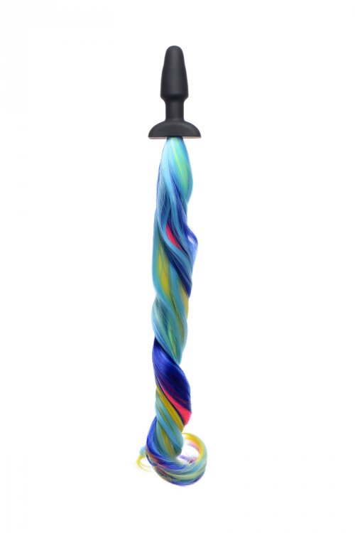 afrainbowponytailanalplugulk