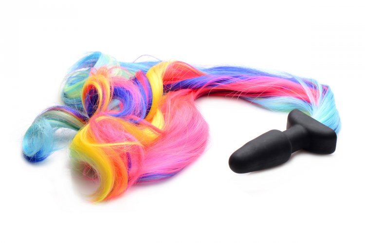 RAINBOW PONY TAIL ANAL PLUG - Romantic Depot | Adult Sex Toy Superstore