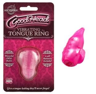 GOODHEAD VIBRATING TONGUE RING-CD - Romantic Depot