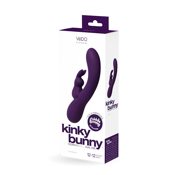 VEDO KINKY BUNNY RECHARGEABLE DEEP PURPLE - Romantic Depot | Adult Sex Toy Superstore VEDO KINKY BUNNY RECHARGEABLE DEEP PURPLE - Romantic Depot | Adult Sex Toy Superstore