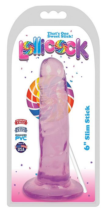 LOLLICOCK 6" SLIM STICK GRAPE ICE - Romantic Depot | Adult Sex Toy  Superstore