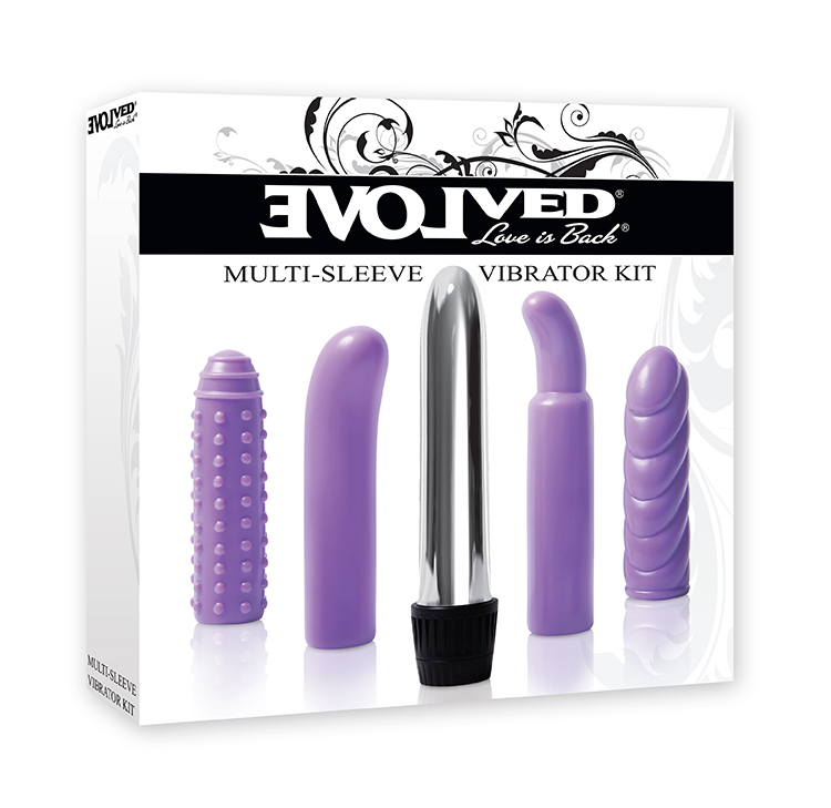 sleev sex toy MULTI SLEEVE VIBRATOR KIT - Romantic Depot