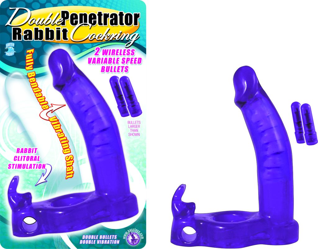 DOUBLE PENETRATOR RABBIT COCKRING PURPLE - Romantic Depot | Adult Sex Toy Superstore DOUBLE PENETRATOR RABBIT COCKRING PURPLE - Romantic Depot | Adult Sex Toy Superstore