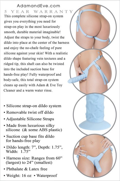 ADAM & EVE SILICONE STRAP ON SYSTEM - Romantic Depot | Adult Sex Toy  Superstore