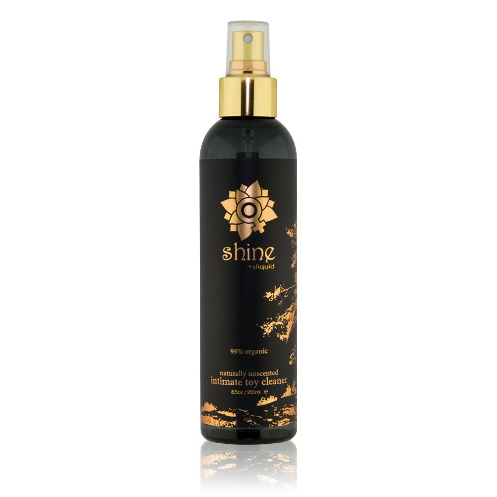 SLIQUID SHINE ORGANIC TOY CLEANER 8.5 OZ - Romantic Depot | Adult Sex Toy  Superstore