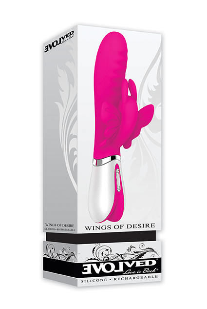 WINGS OF DESIRE VIBRATOR - Romantic Depot | Adult Sex Toy Superstore