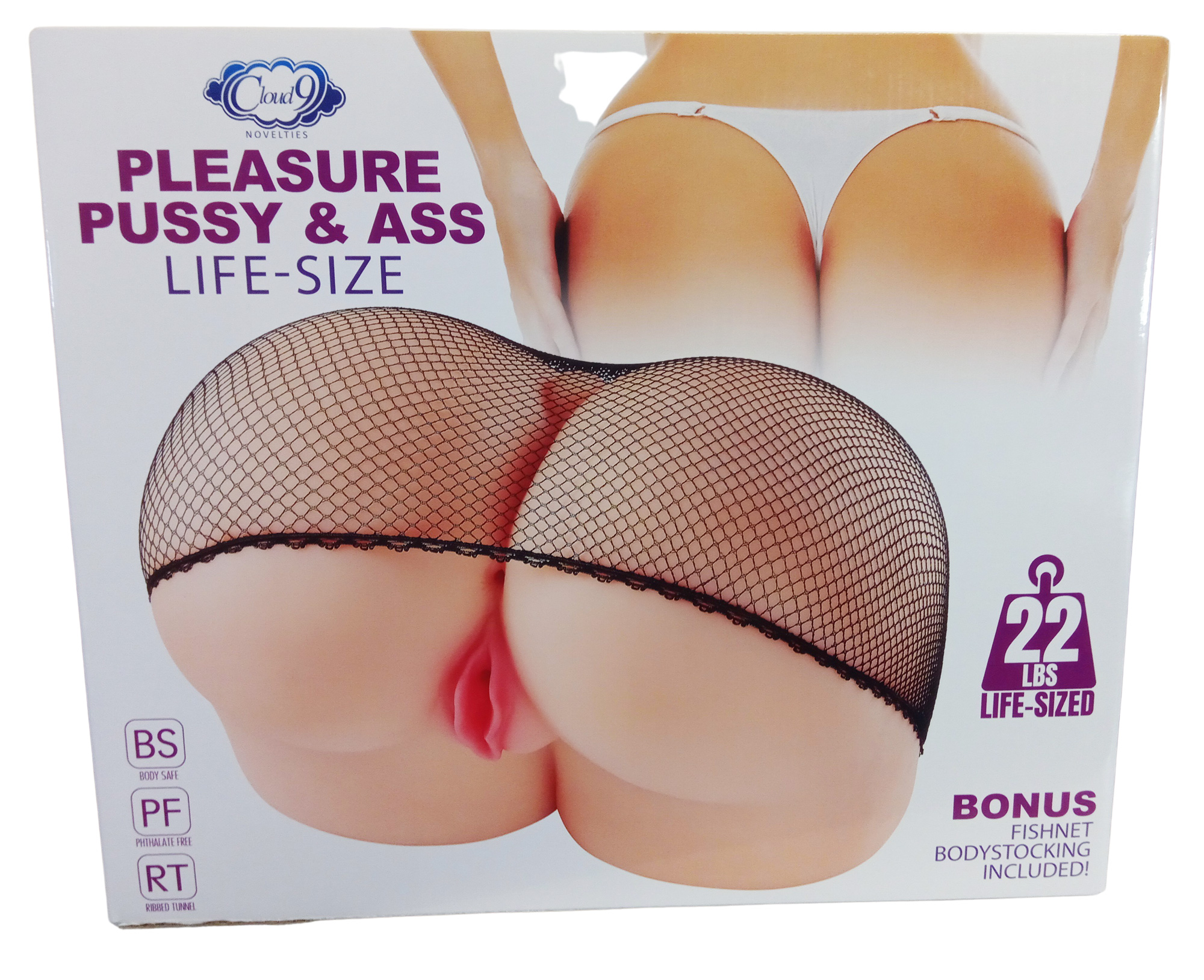 CLOUD 9 PLEASURE PUSSY & ASS LIFESIZE BODY MOLD - LIGHT