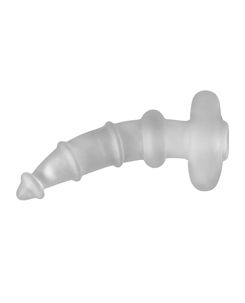 anal sleeve plug Metal Butt Plug Silver/Pink - L main image 0