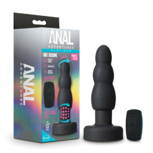 Romantic Depot ANAL ADVENTURES PLATINUM PROPEL PLUG BLACK