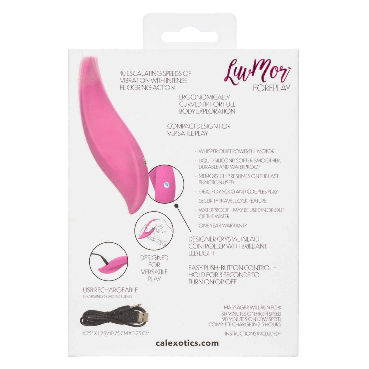 Luvmor Foreplay Pleasure Toys Pink Vibrator