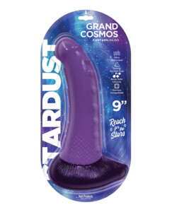 Romantic Depot STARDUST GRAND COSMOS SILICONE DILDO 9IN PURPLE