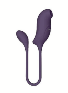 Vive Quino Air Wave Vibrating Egg Double action Vibrator Purple